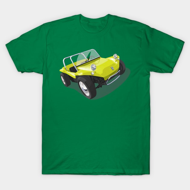 beach buggy in lime